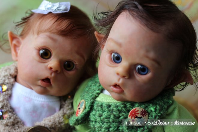 Эльфики реборн Митрошка и Матрёна (фото 8)