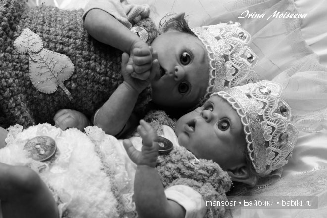 Эльфики реборн Митрошка и Матрёна