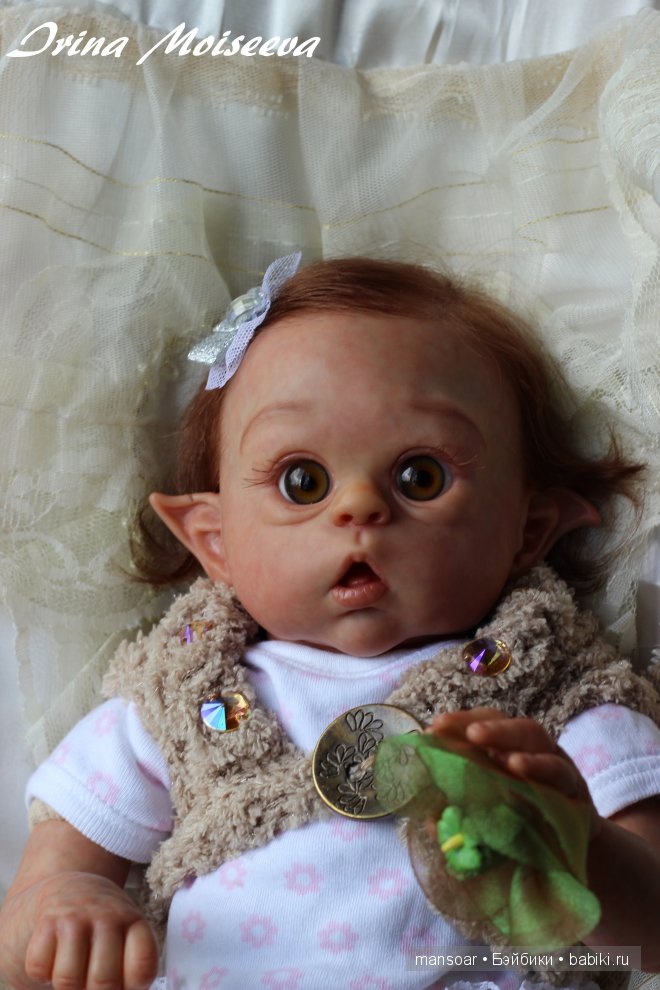 Эльфики реборн Митрошка и Матрёна