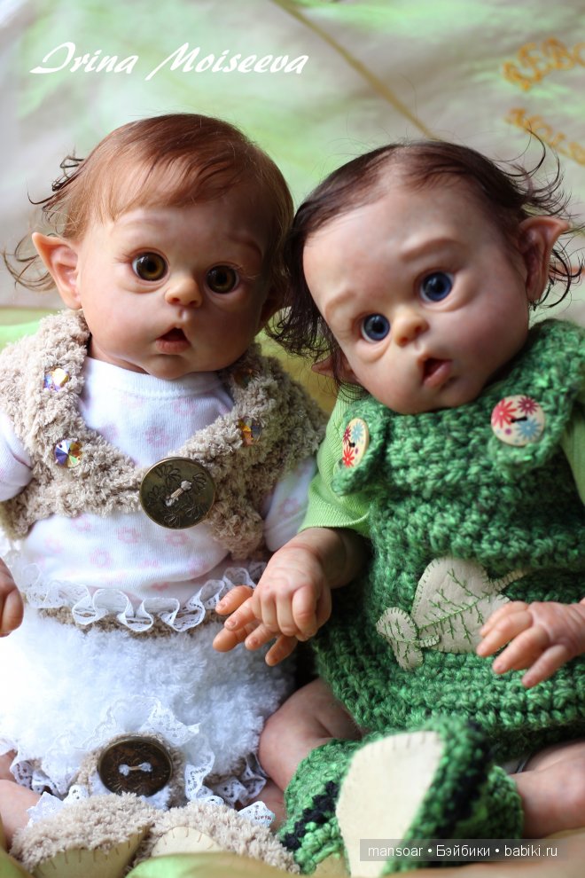 Эльфики реборн Митрошка и Матрёна (фото 4)