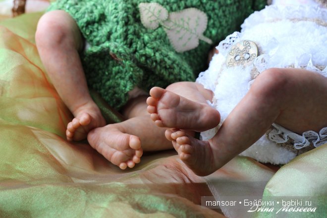 Эльфики реборн Митрошка и Матрёна