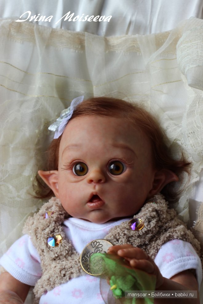 Эльфики реборн Митрошка и Матрёна