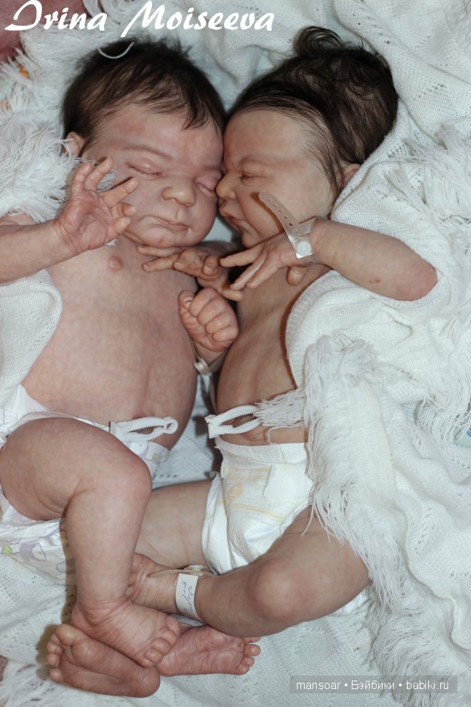 Клаус и Мира, малыши из молда Knox и Miracle от Laura Lee Eagles (фото 2)