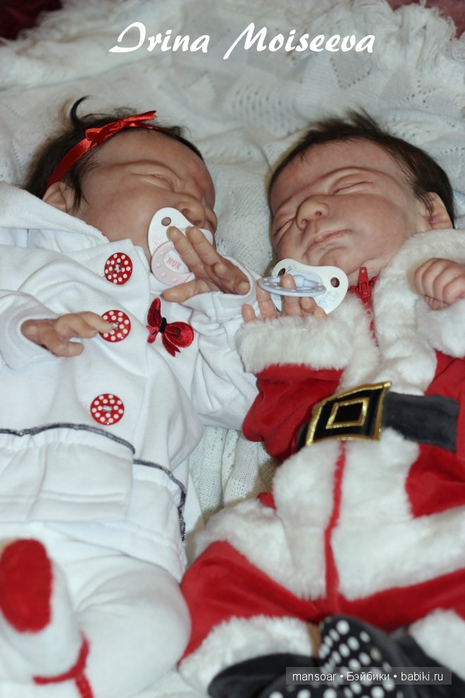 Клаус и Мира, малыши из молда Knox и Miracle от Laura Lee Eagles