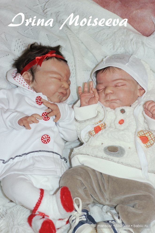 Клаус и Мира, малыши из молда Knox и Miracle от Laura Lee Eagles