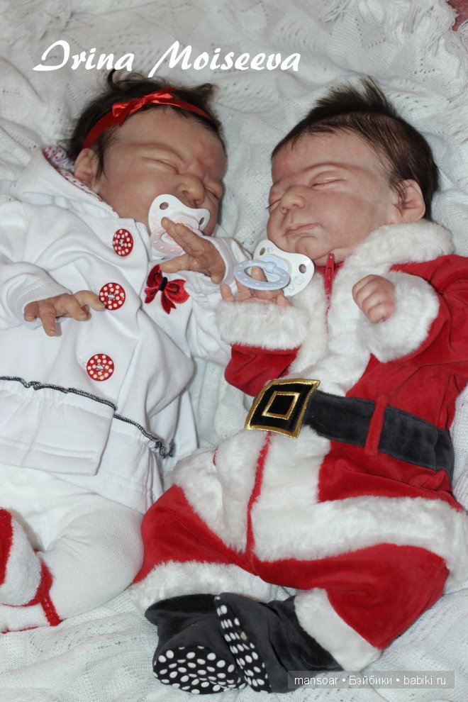 Клаус и Мира, малыши из молда Knox и Miracle от Laura Lee Eagles