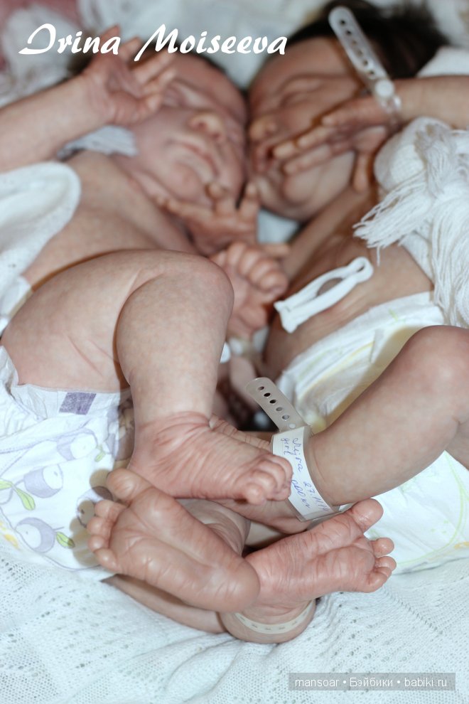 Клаус и Мира, малыши из молда Knox и Miracle от Laura Lee Eagles (фото 3)