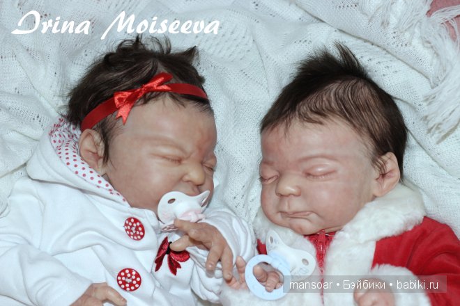 Клаус и Мира, малыши из молда Knox и Miracle от Laura Lee Eagles