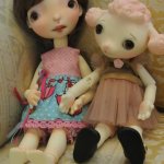 Овечка Люси и Мишка Машенька.