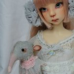 Леська со своей любимой Крыской от Юленьки Берг