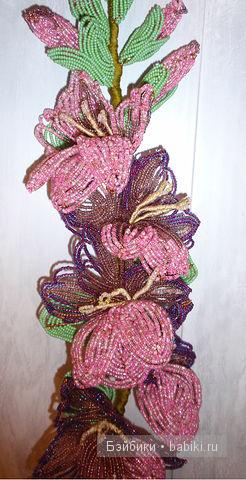 Деревья и цветы из бисера (фото 4)