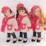 Зима еще с нами. Зимняя коллекция одежды для малышек Gotz.