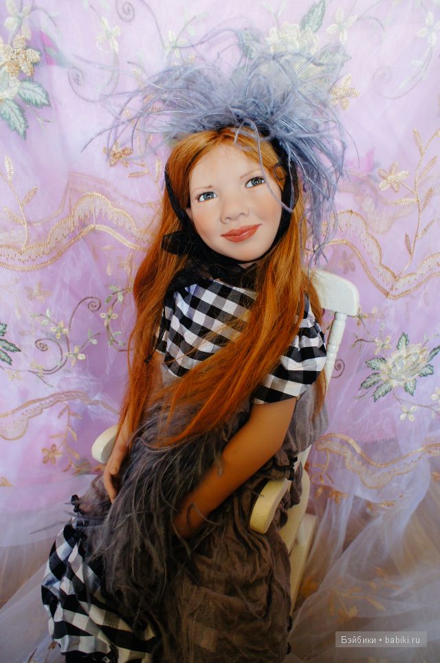 Красотка фотомодель - коллекционная кукла Zwergnase
