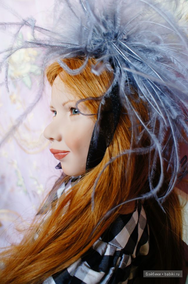 Красотка фотомодель - коллекционная кукла Zwergnase