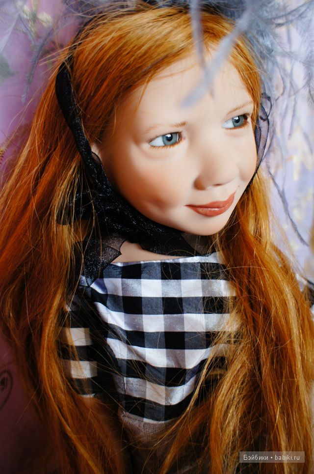 Красотка фотомодель - коллекционная кукла Zwergnase