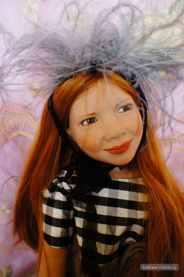 Красотка фотомодель - коллекционная кукла Zwergnase