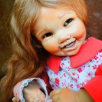 Егоза и непоседа - Или просто "Мarina" от Cindy Marschener Rolfe. Фарфоровая прелесть