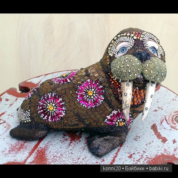 Авторские куклы созданные по технике "мозаика" из драгоценных камней - Betsy Youngquist dolls (фото 10)