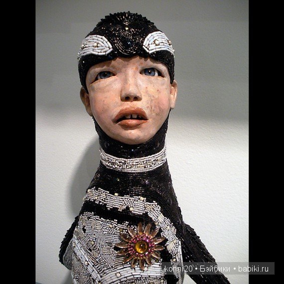 Авторские куклы созданные по технике "мозаика" из драгоценных камней - Betsy Youngquist dolls (фото 2)