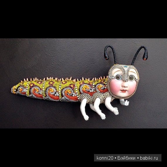 Авторские куклы созданные по технике "мозаика" из драгоценных камней - Betsy Youngquist dolls (фото 6)