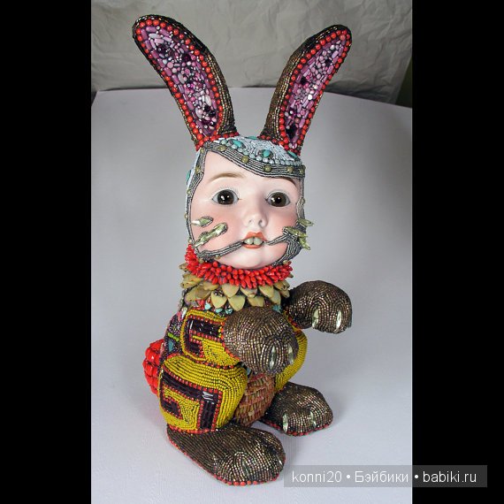 Авторские куклы созданные по технике "мозаика" из драгоценных камней - Betsy Youngquist dolls (фото 3)