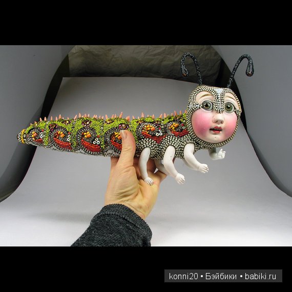 Авторские куклы созданные по технике "мозаика" из драгоценных камней - Betsy Youngquist dolls (фото 5)