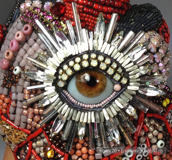 Авторские куклы созданные по технике "мозаика" из драгоценных камней - Betsy Youngquist dolls (фото 8)