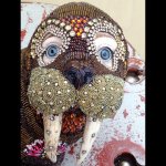 Авторские куклы созданные по технике "мозаика" из драгоценных камней - Betsy Youngquist dolls