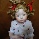 Маленькая девочка Мэри из фарфора (Diana Effner)