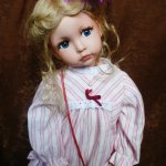 Милейшая фарфоровая малышка Emily от Дианны Эффнер