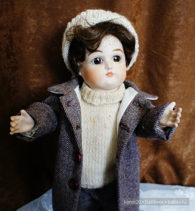 Коллекционная кукла Реплика Антикварной "Симон" от мастера Joy.Z - США (фото 6)