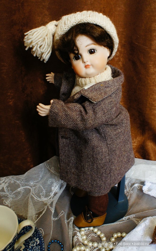 Коллекционная кукла Реплика Антикварной "Симон" от мастера Joy.Z - США (фото 8)