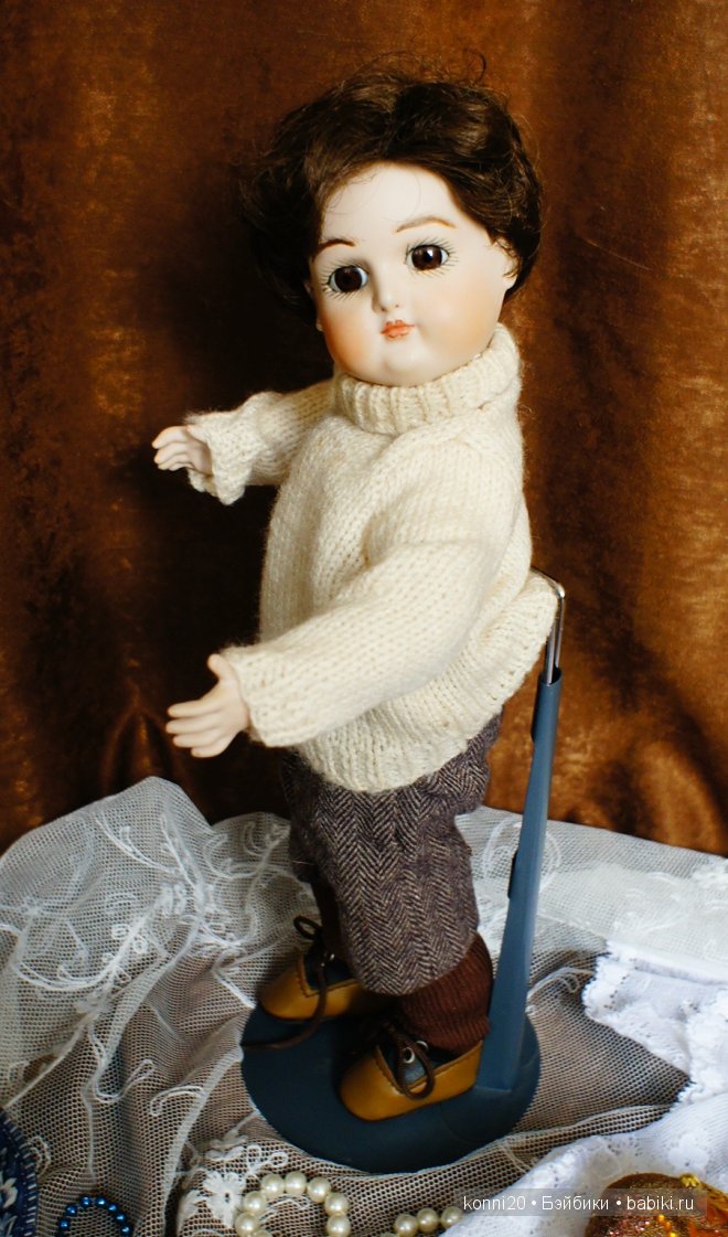 Коллекционная кукла Реплика Антикварной "Симон" от мастера Joy.Z - США