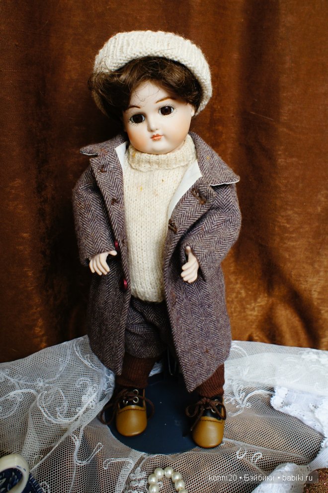 Коллекционная кукла Реплика Антикварной "Симон" от мастера Joy.Z - США (фото 2)