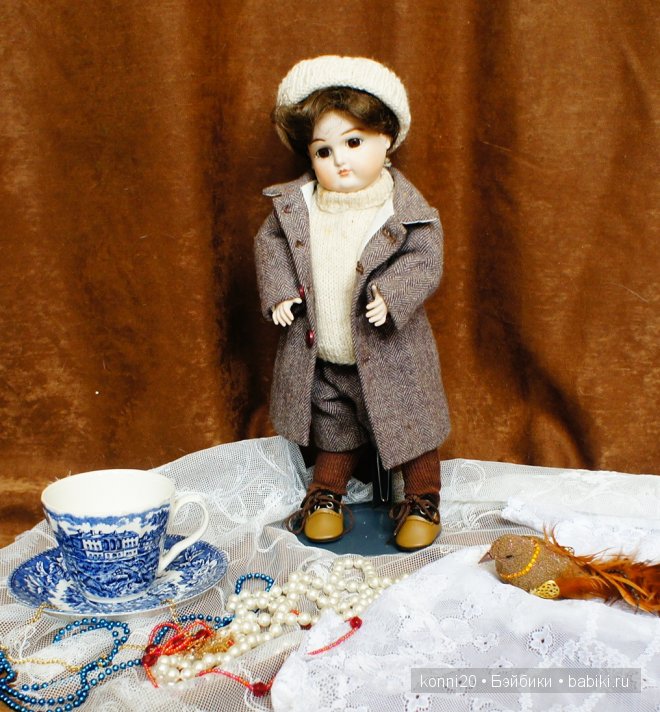 Коллекционная кукла Реплика Антикварной "Симон" от мастера Joy.Z - США (фото 3)