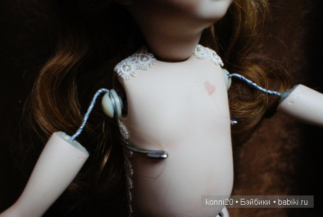 Зеленоглазое музыкальное чудо с настоящим сердцем.... Авторская необычная фарфоровая кукла | Бэйбики Зеленоглазое музыкальное чудо с настоящим сердцем.... Авторская необычная фарфоровая кукла (фото 5)