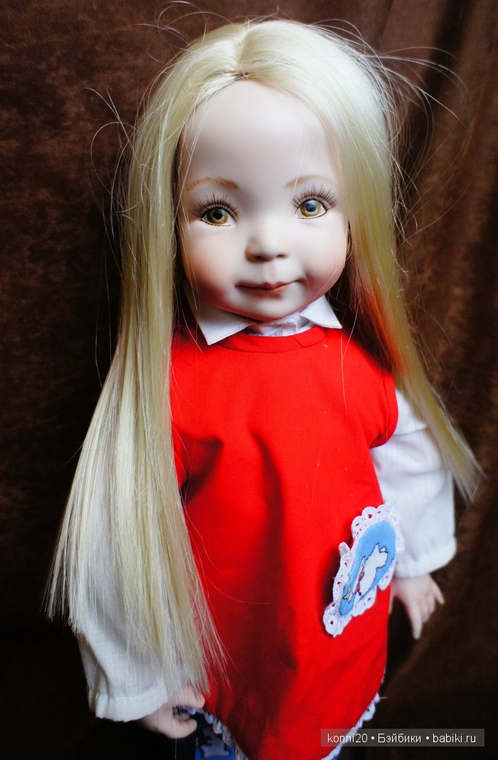 Фарфоровые куклы из Молда Dianna Effner - Рыжее Солнце и Белокурая Вишенка (фото 4)