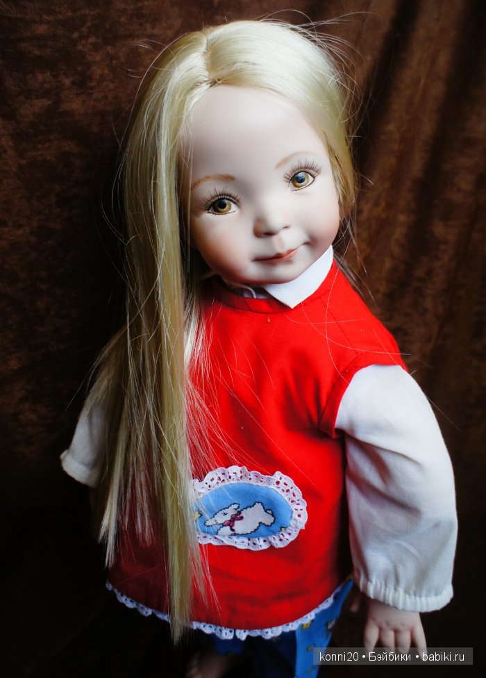 Фарфоровые куклы из Молда Dianna Effner - Рыжее Солнце и Белокурая Вишенка (фото 8)