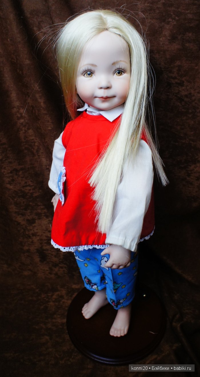 Фарфоровые куклы из Молда Dianna Effner - Рыжее Солнце и Белокурая Вишенка (фото 7)