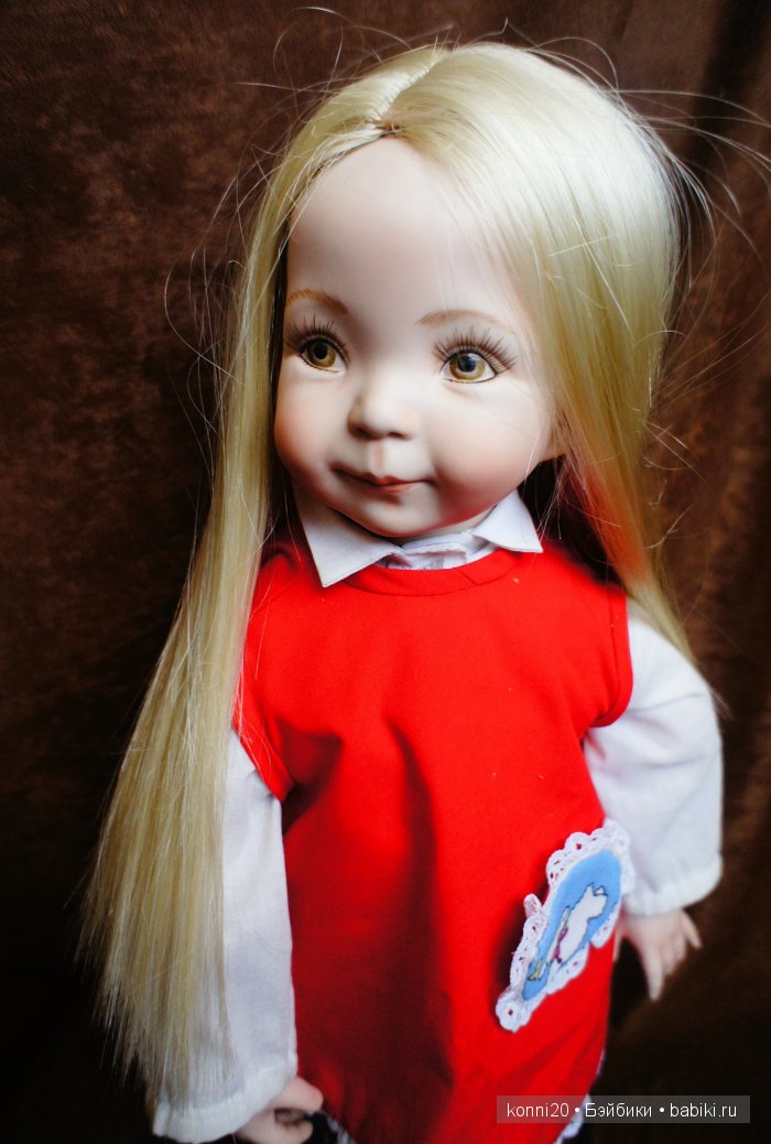 Фарфоровые куклы из Молда Dianna Effner - Рыжее Солнце и Белокурая Вишенка (фото 6)