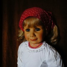 Виниловая коллекционная кукла Сабрина Monika Peter-Leicht - рост 100 см