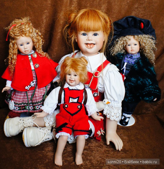 Необычные характерные куклы Christel Flörchinger dolls