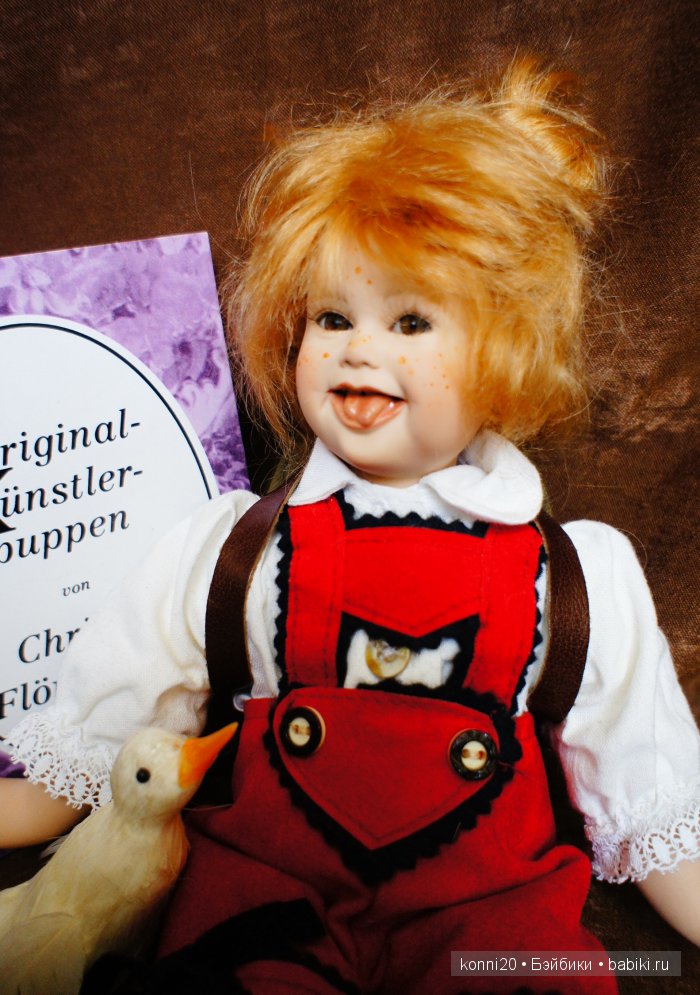 Необычные характерные куклы Christel Flörchinger dolls