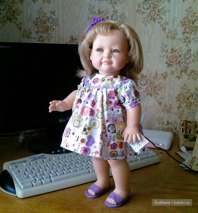 Кукла Леонорочка за компьютером Кукла Леонорочка за компьютером