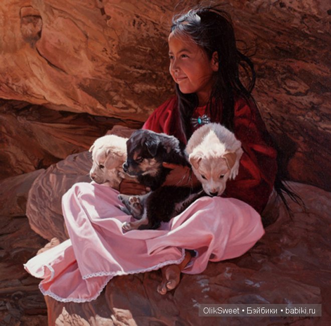 Navajo Little One. Творчество Рея Свенсона (Ray Swanson)