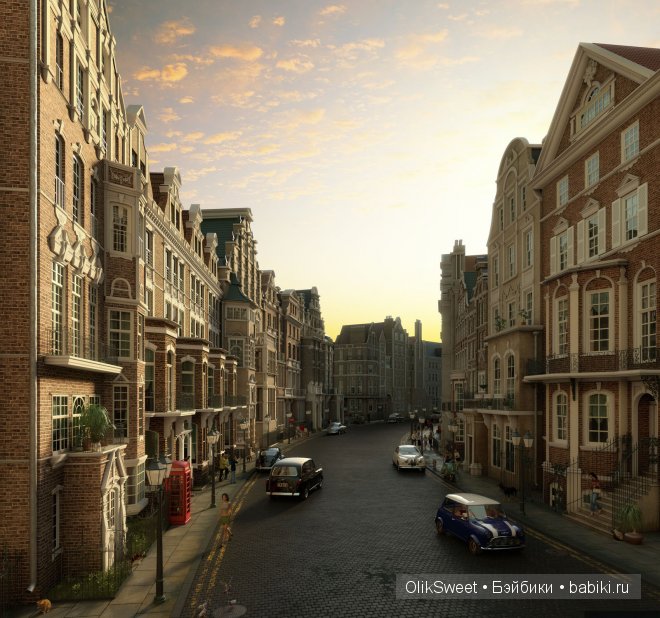 Путешествие в Англию: наряд c пелериной в стиле "Оксфорд"