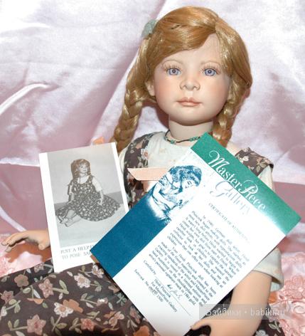 коллекционная кукла, фарфоровая кукла, кукла Сабрина, кукла Sabrina, кукла Heidi Plusczok, кукла Plusczok