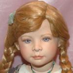 Натуральная девочка из фарфора Sabrina от Heidi Plusczok