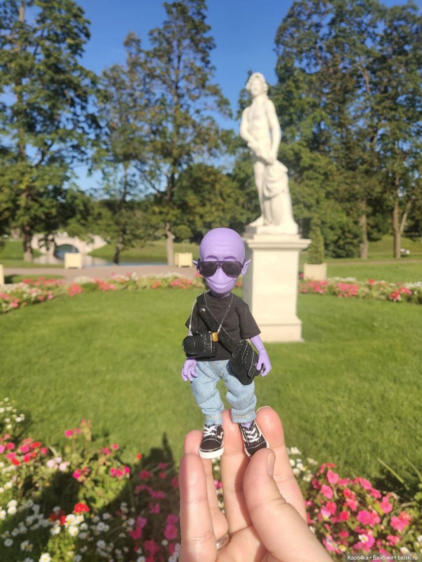Инопланетянин в Гатчине — Домашние фото авторских кукол: личные коллекции