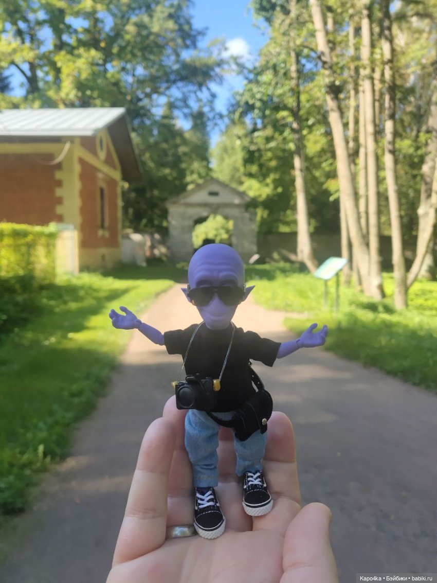 Инопланетянин в Гатчине — Домашние фото авторских кукол: личные коллекции